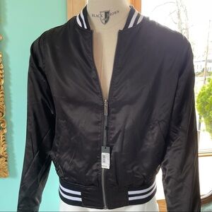 Del Toro, New, Men, Satin Bomber Reversible Jacket